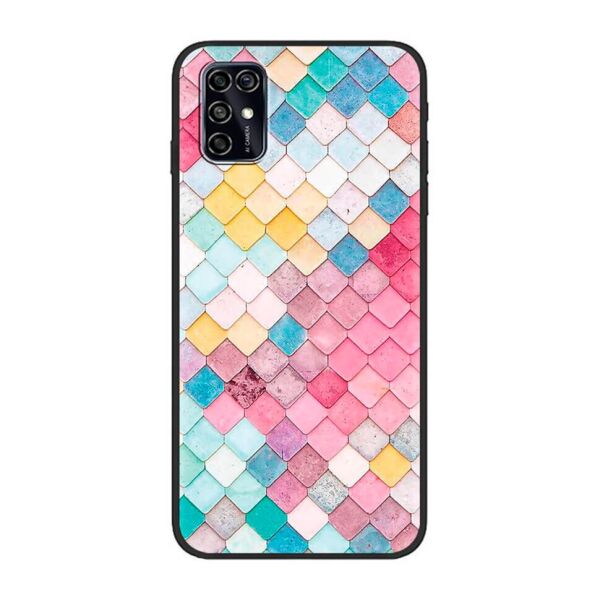 

Чехол Shell Print для ZTE Blade V2020 Smart Цветные чешуйки
