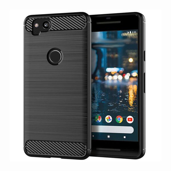 

Чехол Lenuo Carbon Fiber для Google Pixel 2 Black