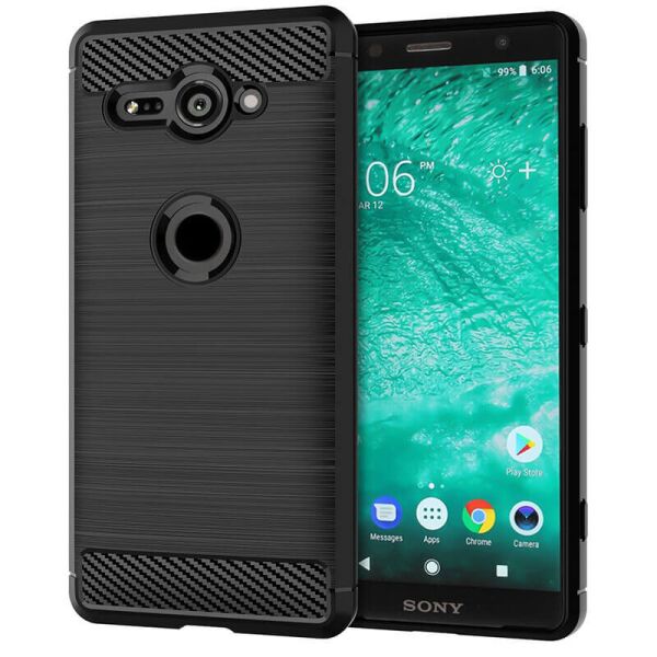 

Накладка Lenuo Carbon Fiber для Sony Xperia XZ2 Compact H8324 Black