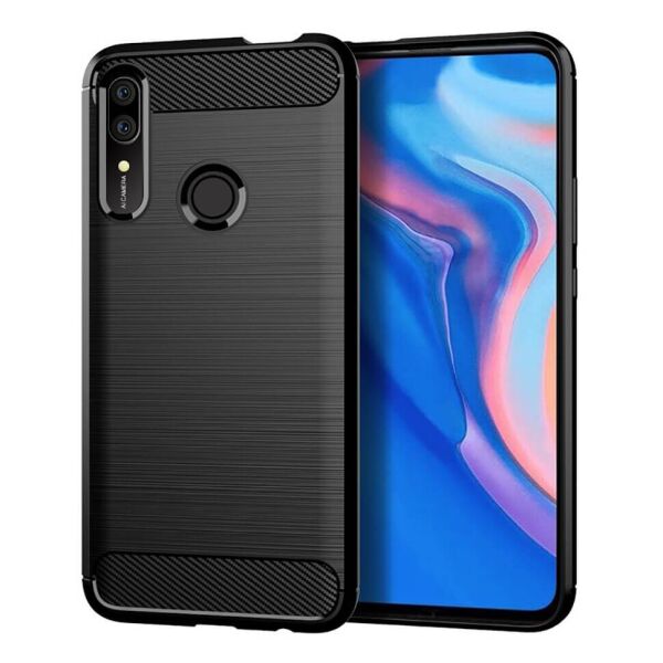 

Чехол Lenuo Carbon Fiber для Huawei P Smart Z Black