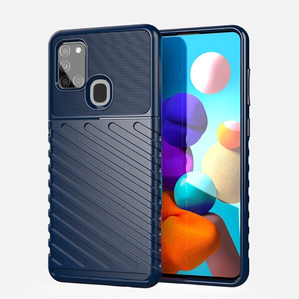 

Чехол Lenuo Thunder для Samsung Galaxy A21s A217F Navy Blue