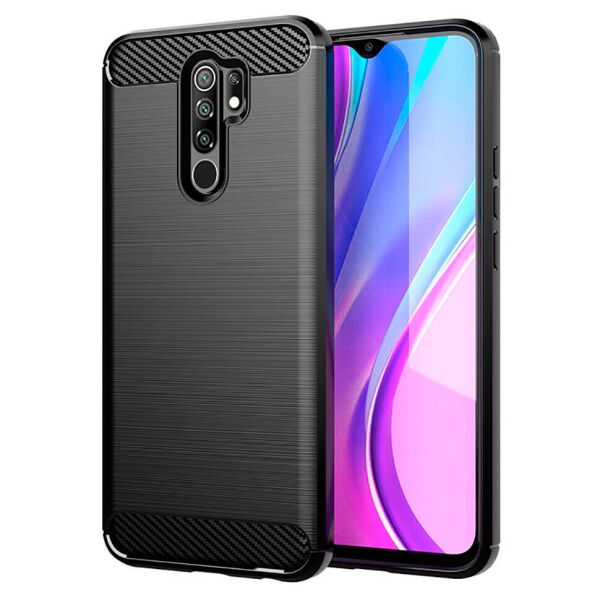 

Чехол Lenuo Carbon Fiber для Redmi 9 Black