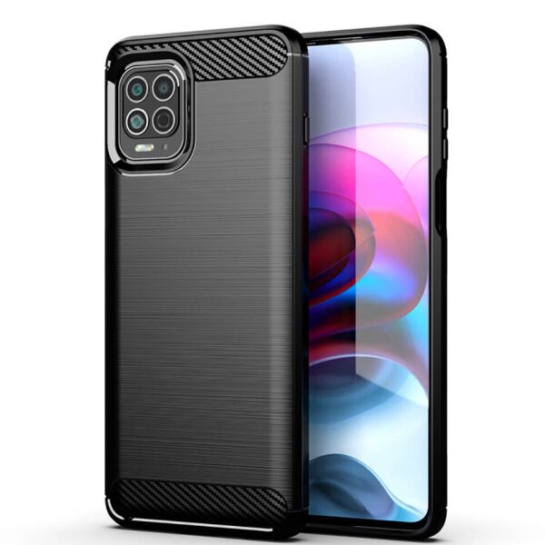 

Чехол Lenuo Carbon Fiber для Motorola G100 Чёрный