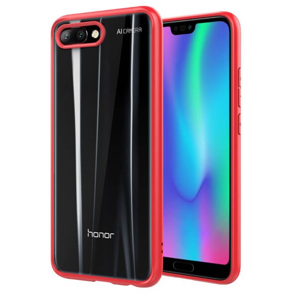 

Чехол Shell для Honor 10 Transparent / Red