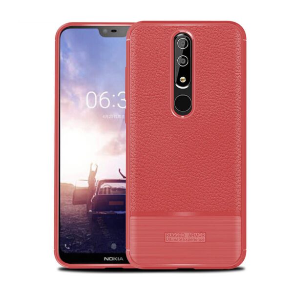

Чехол Rugged Armor для Nokia 6.1 Plus / Nokia X6 Red