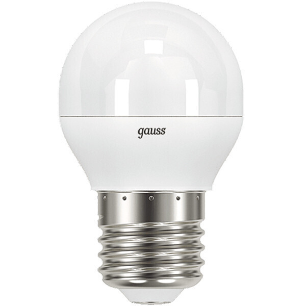 

Лампа светодиодная Gauss LED Black G45 9.5 Вт E27 4100 K 105102210