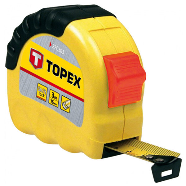 

Рулетка Topex Shiftlock 27C303 16 мм 3 м