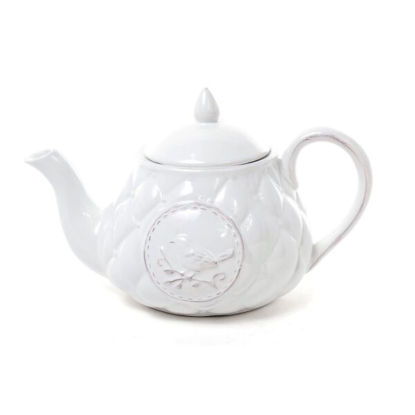

Чайник керамический Птица 800мл, цвет белый BonaDi 545-129