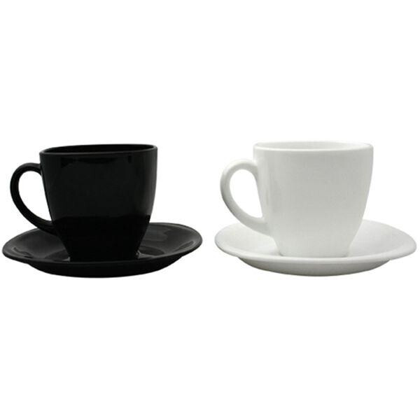 

Набор чашек Luminarc Carine Black and White 12 предметов