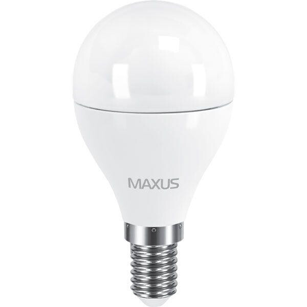 

Лампа LED Maxus G45 F 6 Вт E14 4100 K холодный свет