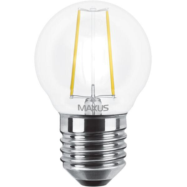 

Лампа светодиодная Maxus LED G45 FM 4 Вт 4100 К 220 В E27 filament 1-LED-546-01