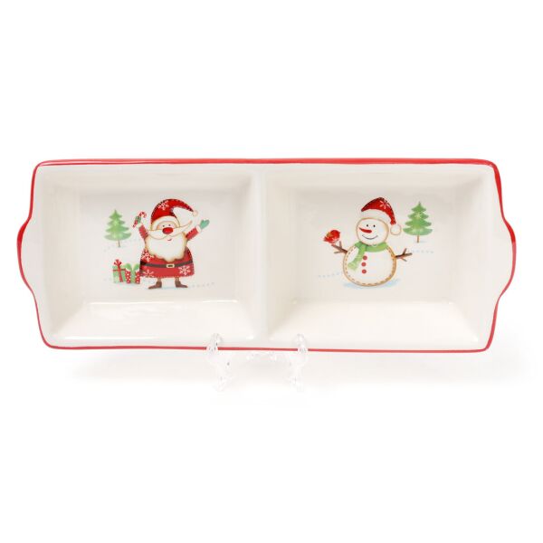 

Менажница керамическая 20см Весёлый Санта BonaDi DM048-X ОРИГИНАЛ