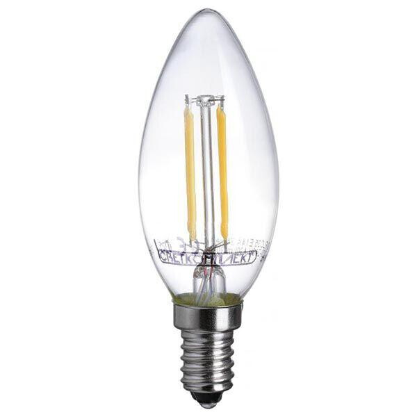 

Лампа филаментная LED Светкомплект FLC35 Е14 4 Вт 3000K