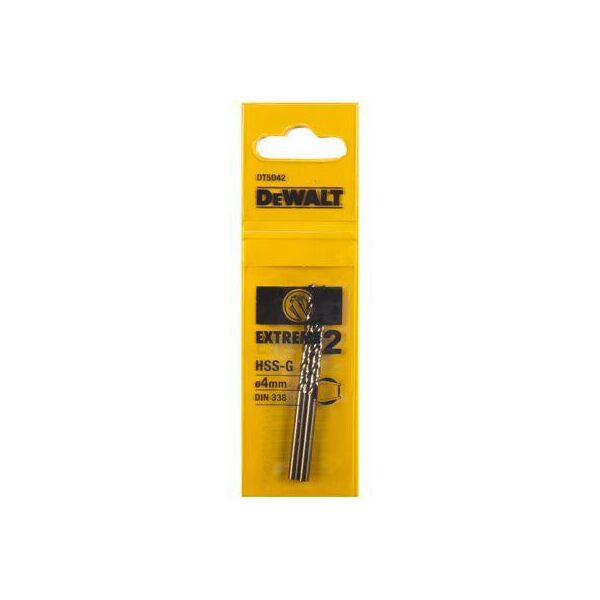 

Сверло по металлу DeWalt DT5042 4 мм 2 шт