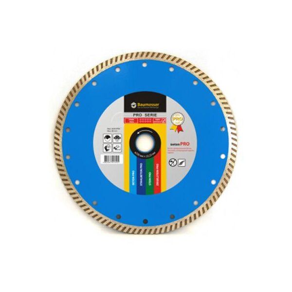 

Круг алмазный Baumesser Turbo Beton Pro 230x22.22 мм бетон