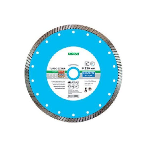 

Круг алмазный Distar Turbo Extra 125x22.2 мм бетон