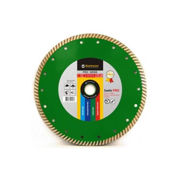 

Круг алмазный Baumesser Turbo Stein Pro 230x22.22 мм гранит