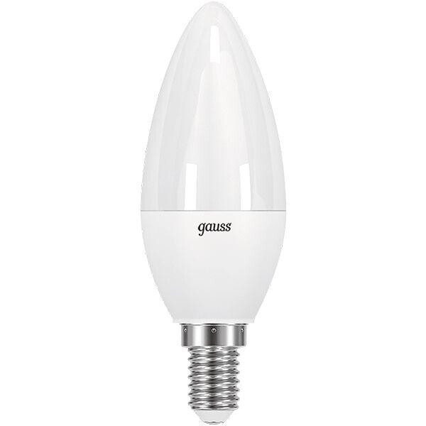 

Лампа светодиодная Gauss LED Black C37 9.5 Вт E14 4100 K 103101210