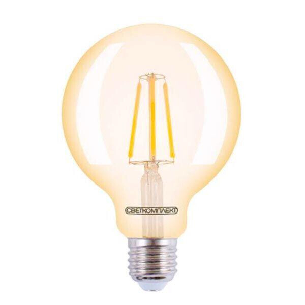 

Лампа филаментная LED Светкомплект Loft FLG95 E27 A 6 Вт 2500K FR