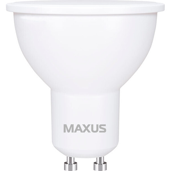 

Лампа светодиодная Maxus 7 Вт MR16 матовая GU10 220 В 4100 К 1-LED-720