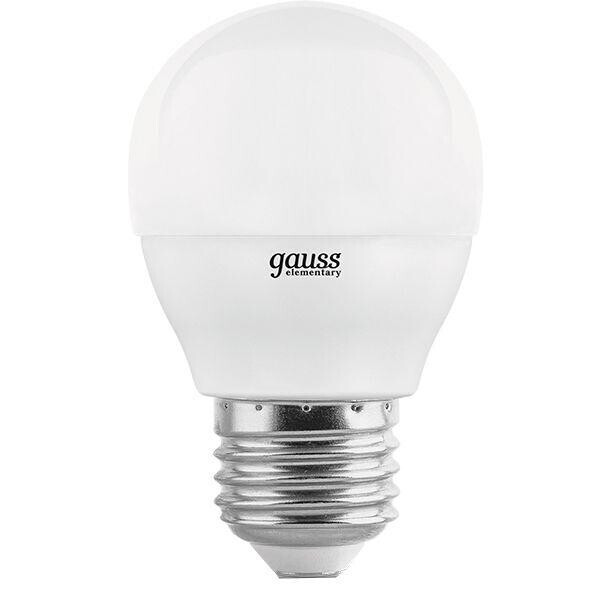 

Лампа LED Gauss Elementary Globe 7 Вт Е27 4100К 3 шт