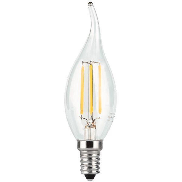 

Лампа светодиодная Gauss LED Black FIL CF37 5 Вт E14 2700 K DIM 104801105-D