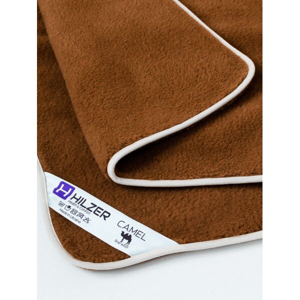 

Одеяло осень-зима HILZER (CAMEL), двуспальное 200x200 см, Италия, 100% верблюжья шерсть, 5 лет гарантия