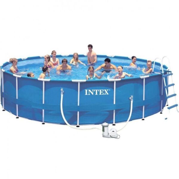 

Бассейн каркасный круглый INTEX 28252/28752, 549х122 см, насос-фильтр, лестница