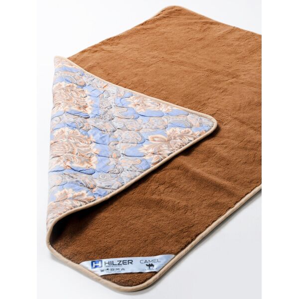

Одеяло осень-зима HILZER (CAMEL/SATIN), двуспальное 220x200 см, Италия, 100% верблюжья шерсть + Сатин, 5 лет гарантия