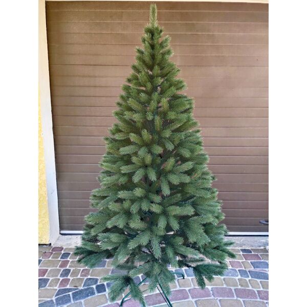 

Елка искусственная литая "Буковельская" зеленая, пышная густая, 250 см, с подставкой, в коробке