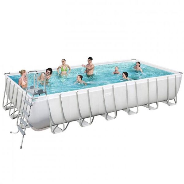 

Бассейн каркасный Bestway 56475 семейный, прямоугольный, 732х366х132см