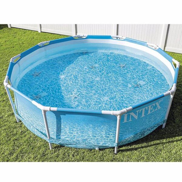 

Бассейн каркасный круглый INTEX 28208 Metal Frame Pool, 305x76 см, картриджный насос