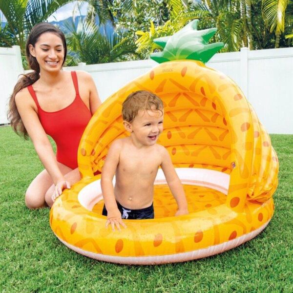 

Бассейн детский надувной круглый INTEX 58414 Pineapple, 102x94 см.