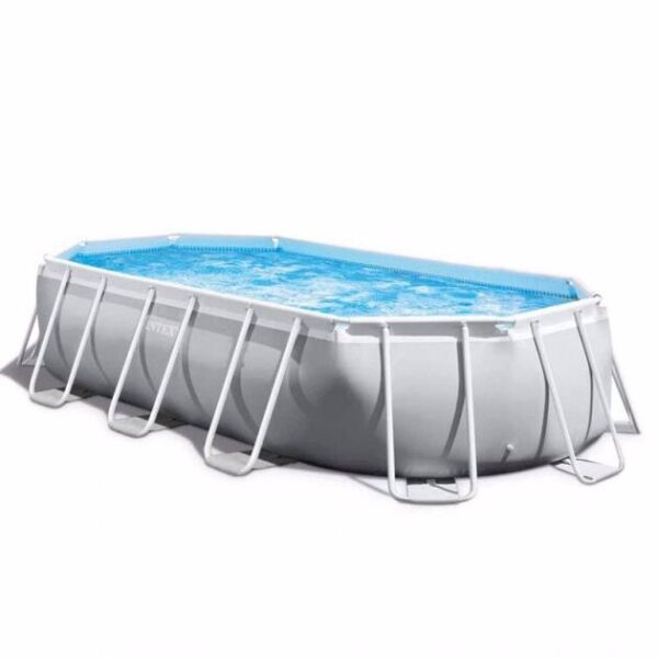 

Бассейн каркасный INTEX 26796, размер 503х274х122 см, прямоугольный, комплект: лестница, подстилка, тент, фильтр-насос 5678л/ч., объем 13365л