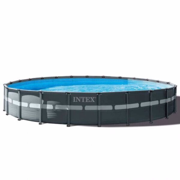

Бассейн каркасный круглый INTEX 26340, 732x132 см, фильтр-насос, лестница, подстилка, тент