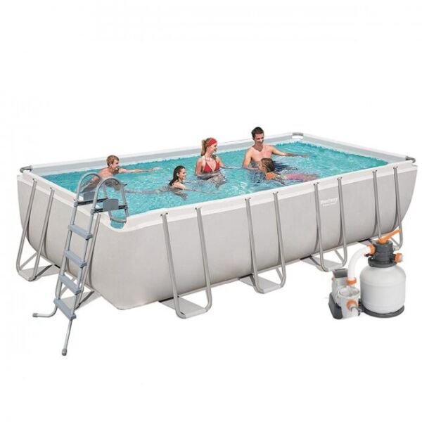 

Бассейн каркасный Bestway 56466, прямоугольный, 549х274х122 см с фильтр-насосом 220V (3785л/ч)