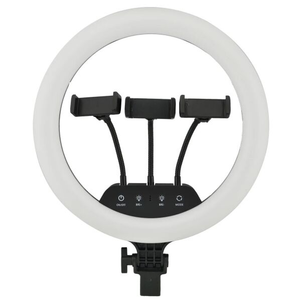 

Кольцевая светодиодная LED лампа RIAS LS-360 36см на 3 держателя с пультом ДУ (2_009791)