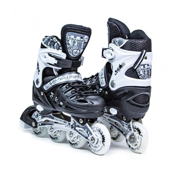 

Раздвижные роликовые коньки Scale Sports LF 905, размер 34-37 черный