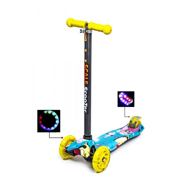 

Детский самокат MAXI Cool cat Светящиеся колеса