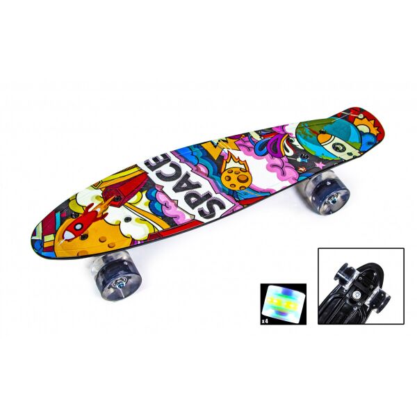 

Penny Board "Space" Светящиеся колеса