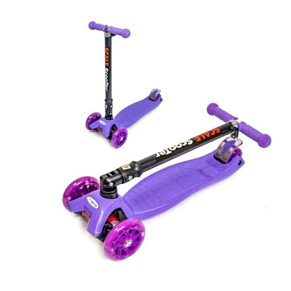 

Детский самокат MAXI Violet Складная ручка