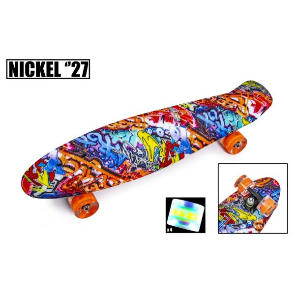 

Пенниборд Penny Scale Nickel 27 " Graffity. Светящиеся колеса