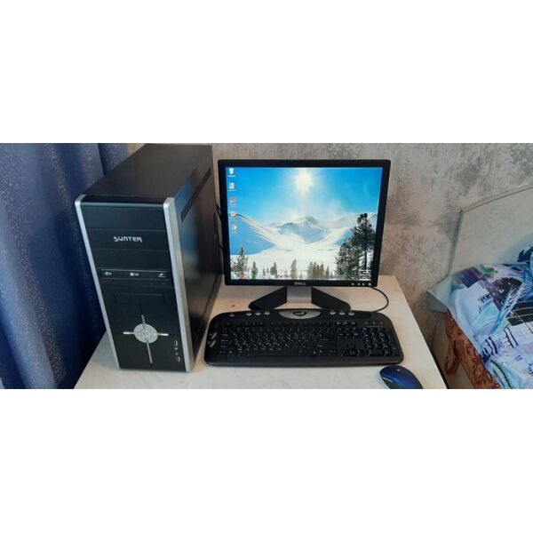 

Компьютер Intel Core 2 Duo 2x2.5 Ггц, 8 Гб ОЗУ DDR3, 320 Гб HDD, монитор 17 дюймов "Refurbished"