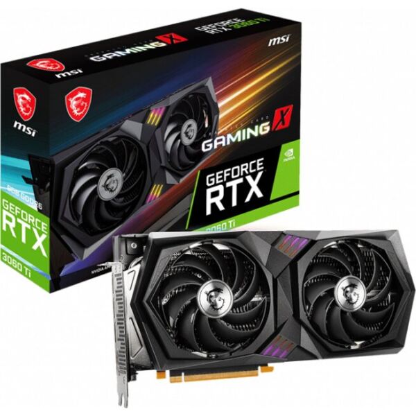 

Видеокарта GeForce RTX 3060 Ti 8Gb GDDR6 MSI GAMING X LHR