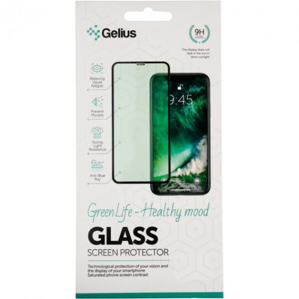 

Защитное стекло Gelius Green Life for iPhone 11 Pro Max/XS Max Black