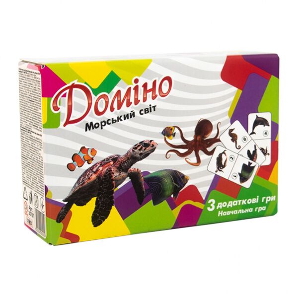 

Настольная игра Домино Морской мир 30767 (укр.)