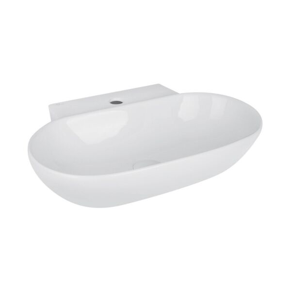 

Раковина Qtap Cardinal 565х400х130 White с донным клапаном QT0411K177W