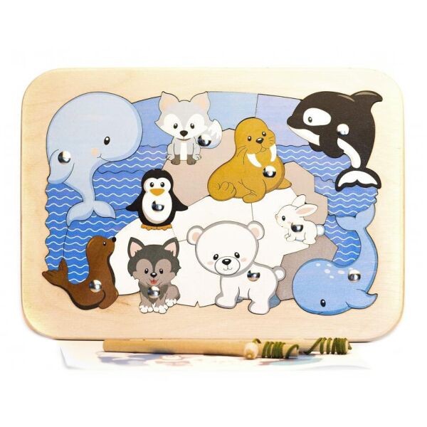 

Детские пазлы Арктика 172215 деревянные