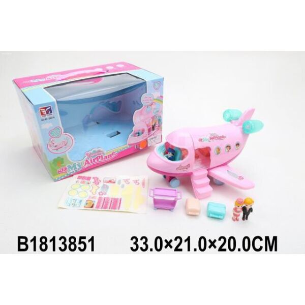 

Игровой набор Самолет BT-2226-7E с фигурками (Розовый)