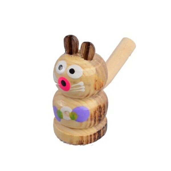 

Музыкальная игрушка Свистулька 126-13-03 деревянная (Кот)